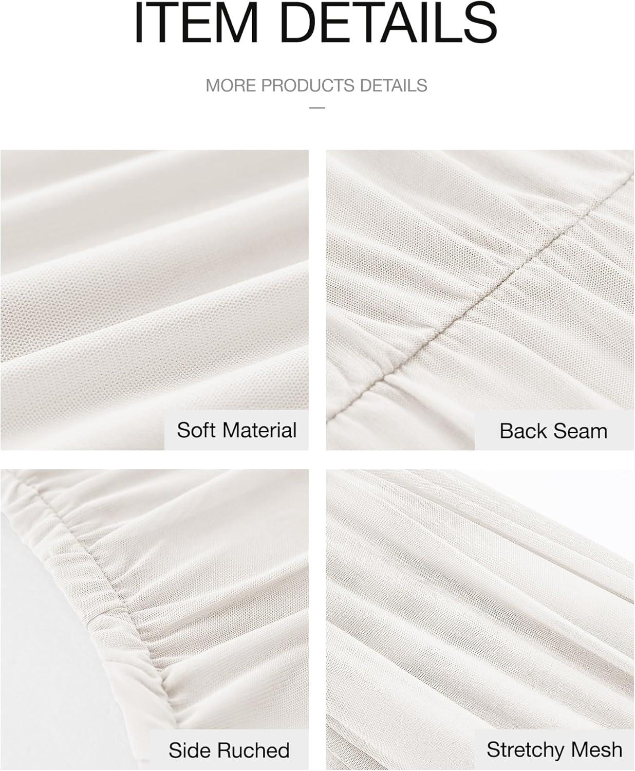 imageBTFBM 2026 Summer Wedding Guest Dresses for Women One Shoulder Bodycon Ruched Mesh Formal Cocktail Spring Fall Maxi DressWhite