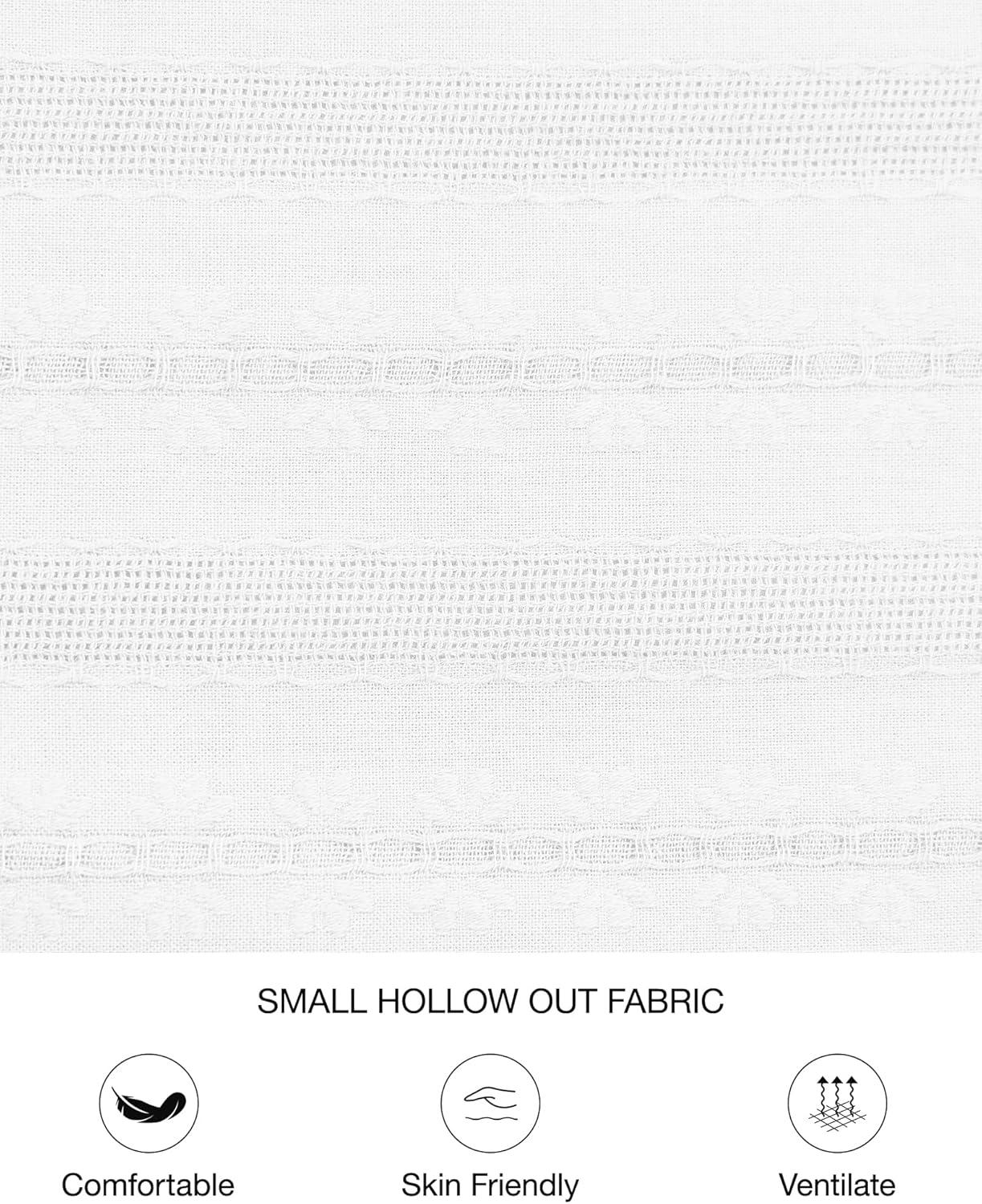 imageBTFBM Mini Dresses for Women 2025 Casual Lightweight Long Sleeve V Neck A Line Elastic Waist Party Holiday DressWhite