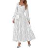 Polka Dot White Black