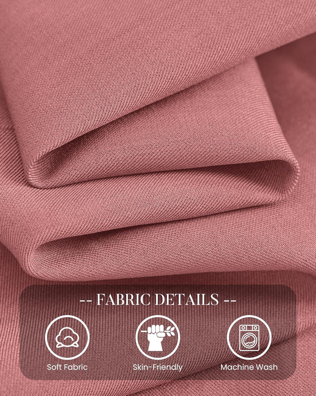 imageBTFBM Blazers for Women Business Casual 2025 Fall Clothes Lapel Open Front Winter Coats Work Office Suit Jackets BlazerDusty Pink