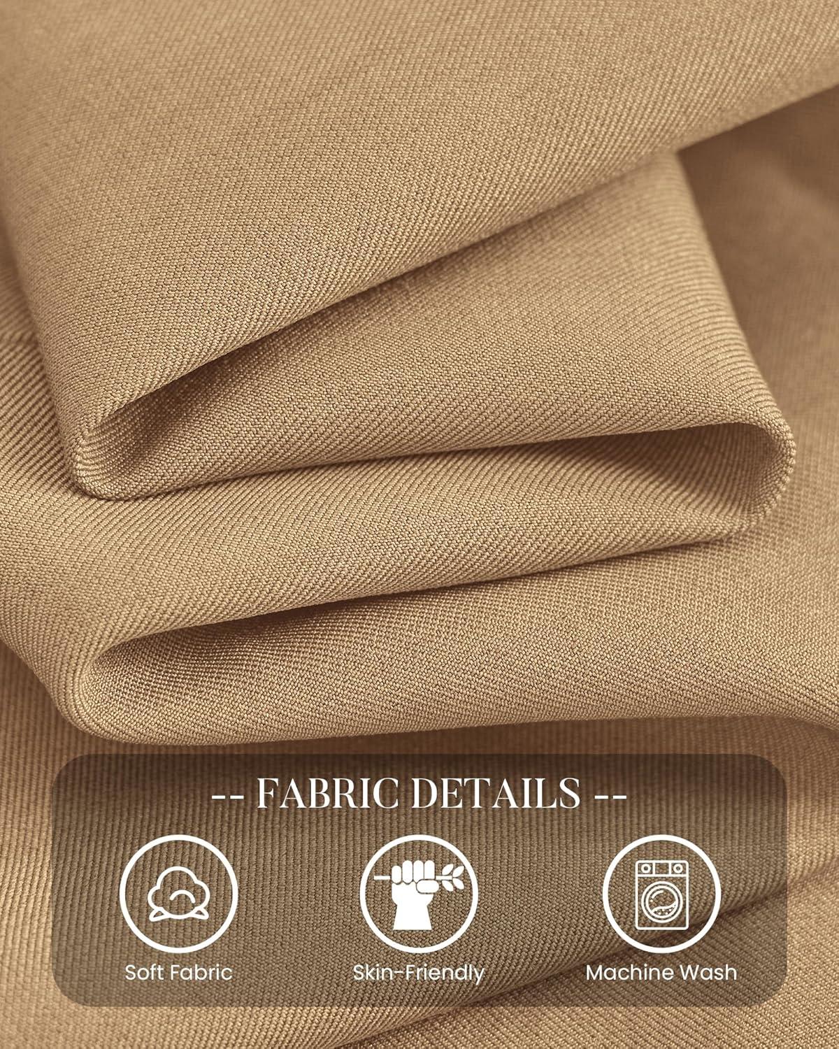 imageBTFBM Blazers for Women Business Casual 2025 Fall Clothes Lapel Open Front Winter Coats Work Office Suit Jackets BlazerKhaki