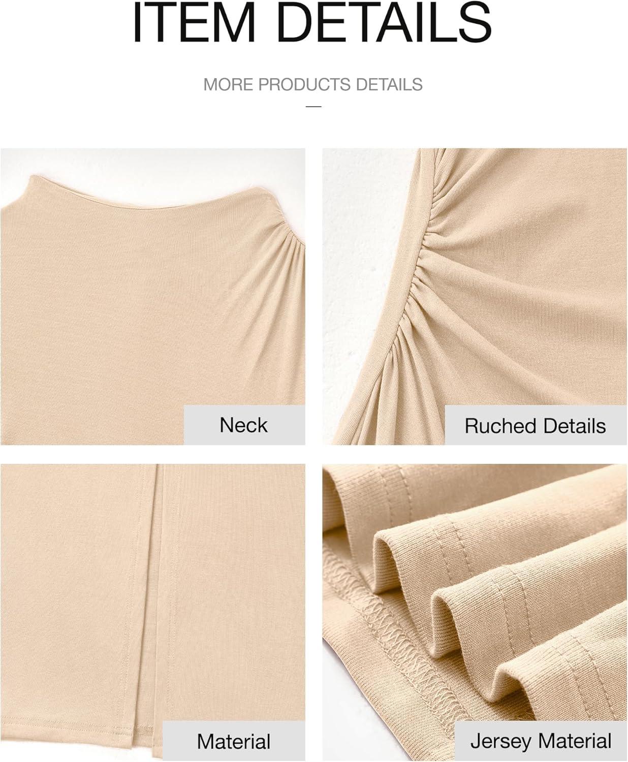 imageBTFBM Women Bodycon Maxi Dress Long Sleeve Back Slit Ruched Elegant Party Cocktail Formal Fall Wedding Guest DressesBeige