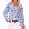Floral Dark Blue