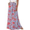 Print Light Blue Red
