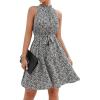 Floral Print Black