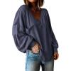 Solid Dark Grey Blue