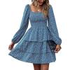 Floral Royal Blue
