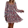 Print Flower Red