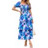 Floral Pink Blue