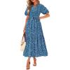 Print Aqua Green Blue