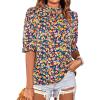 Floral Royal Blue