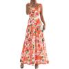 Floral Orange Red