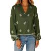 Army Green White Floral