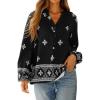 Black White Floral