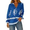 Lake Blue White Floral