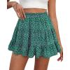 Floral Green Blue