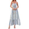 Print Blue Apricot