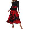 Big Floral Red