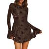 Floral Brown