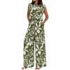 Floral Army Green