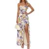 Floral Apricot Blue