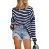 Striped Navy White