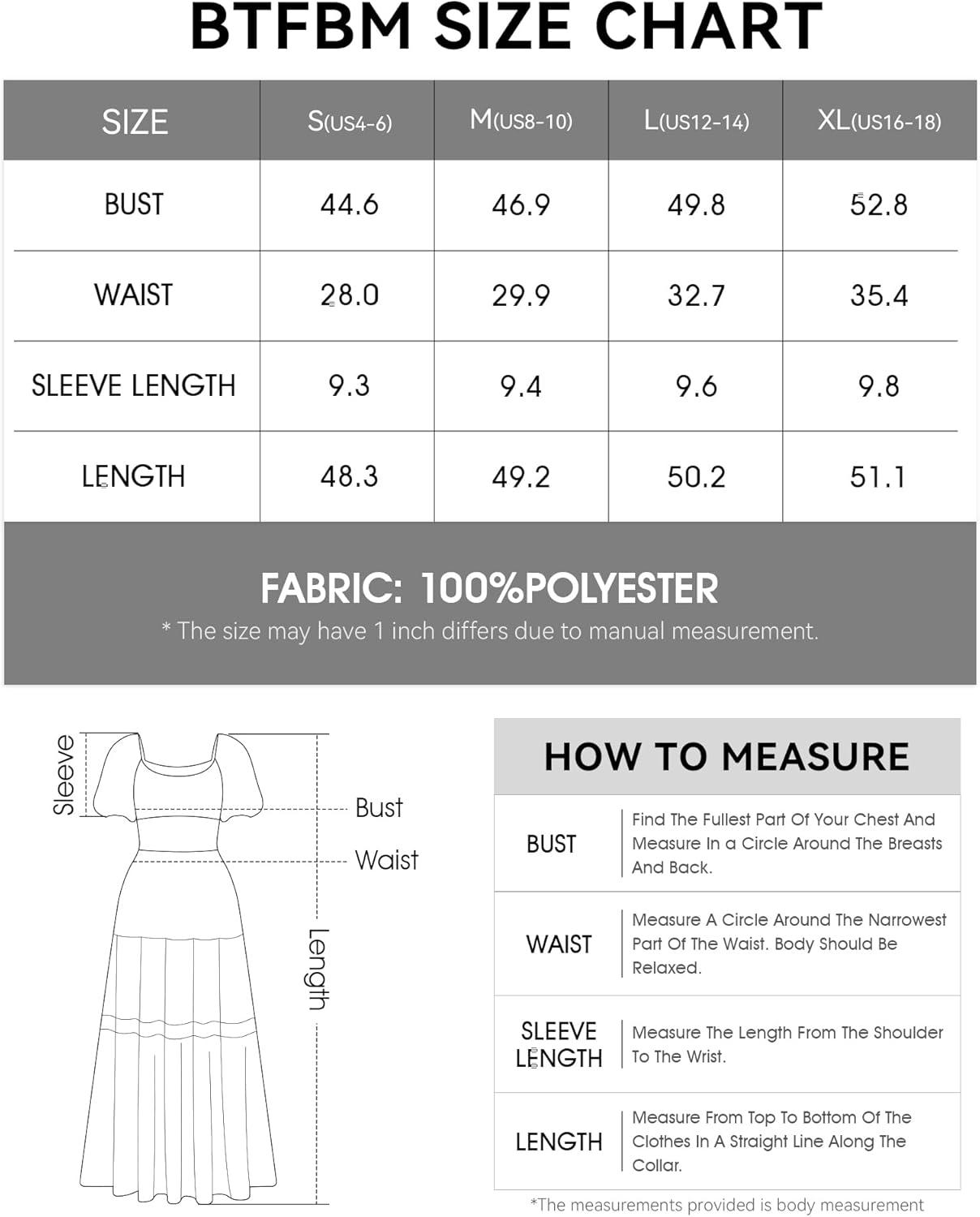 imageBTFBM Summer Dress for Women 2026 Spring Floral Short Sleeve Square Neck Casual Flowy ALine Smocked Tiered Maxi DressesLeaf Blue
