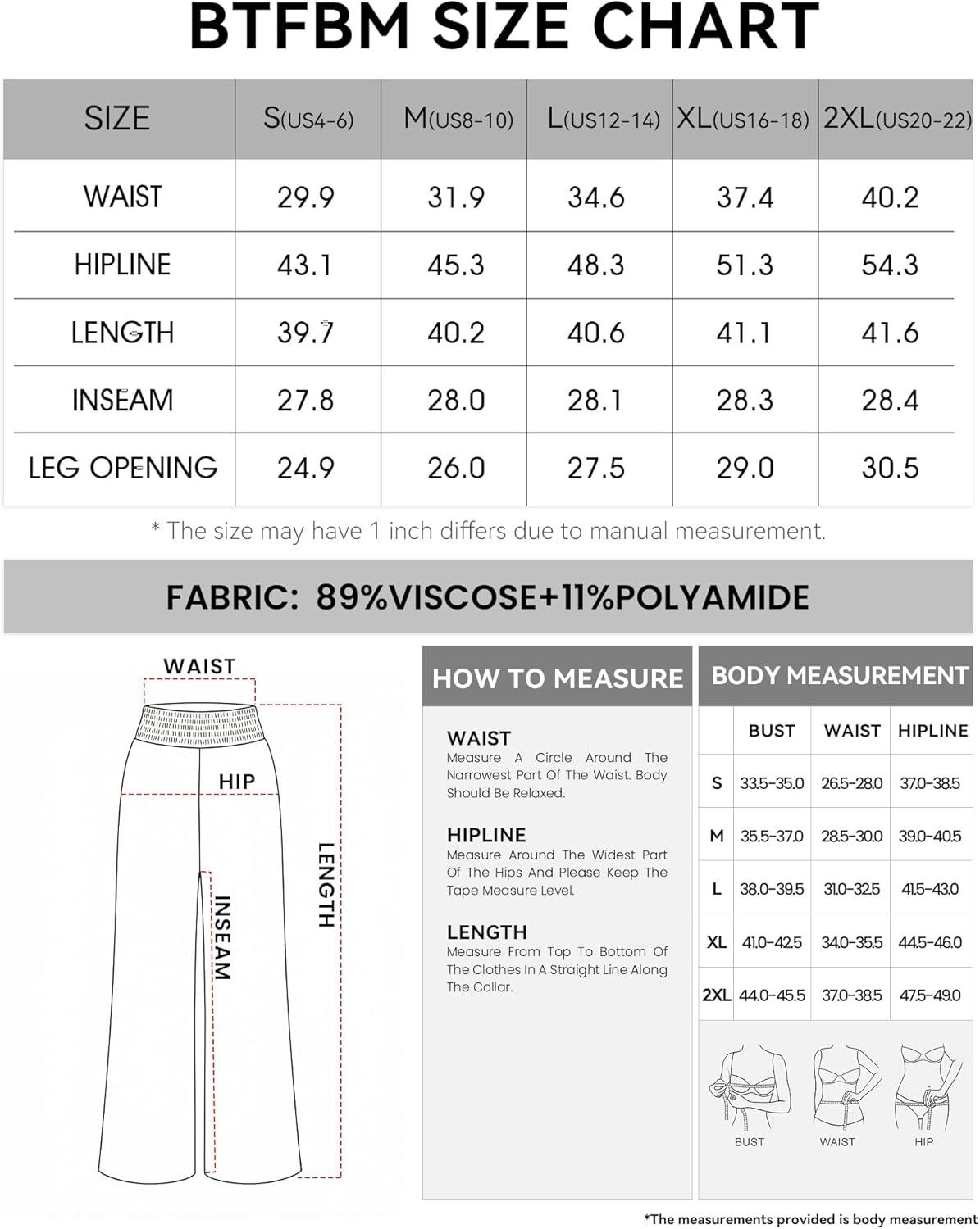 imageBTFBM Floral Wide Leg Pants Woman Spring Summer 2026 Smocked Elastic Waist Long Pant Resort Wear Beach Vacation OutfitsNavy Blue