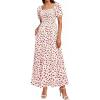 Floral Apricot Rose Red