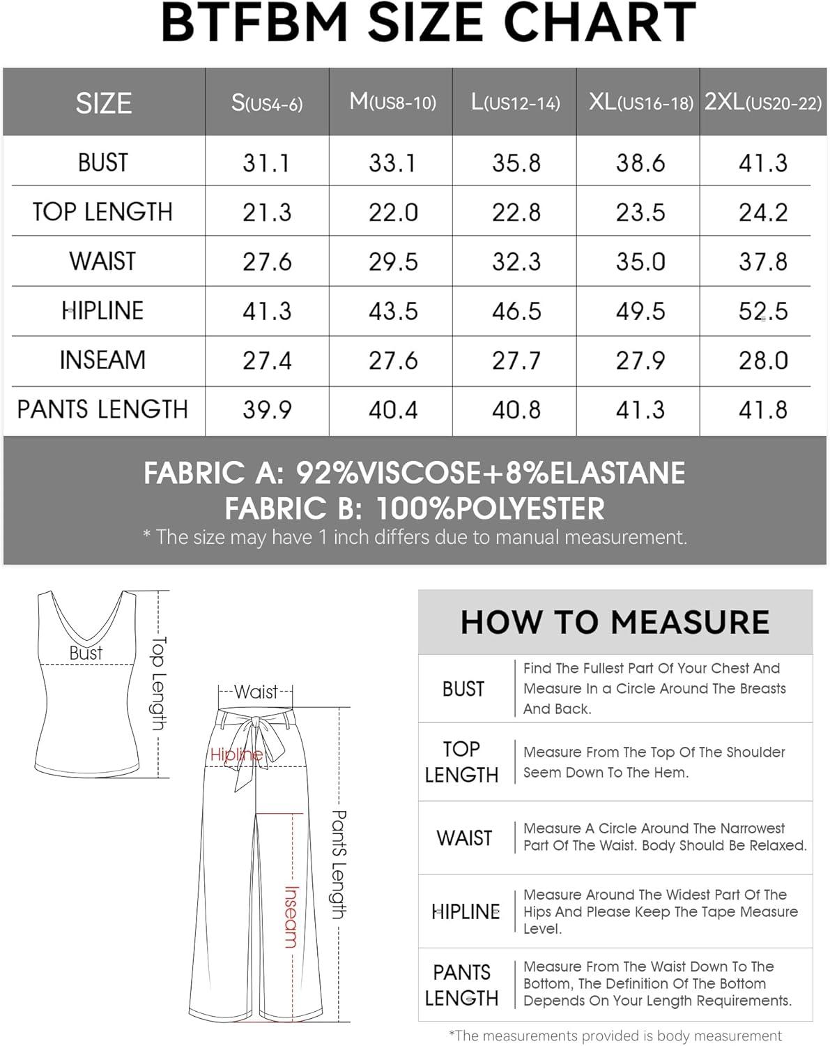 imageBTFBM Two Piece Sets For Women Summer 2026 Spring Outfits Casual Sleeveless Wide Leg Pants Sets Beach Vacation ClothesFloral Black