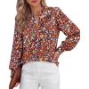 Floral Wine Red