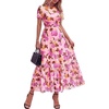 Floral Pink Purple