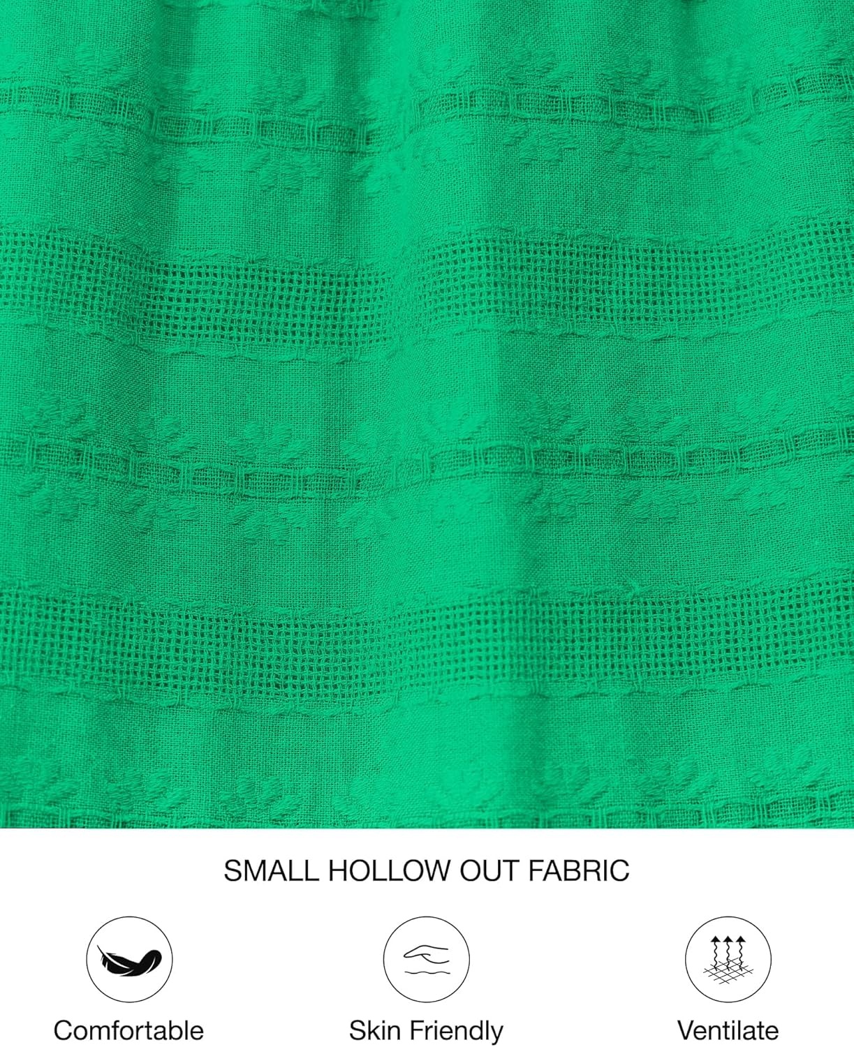 image:imageBTFBM Womens Summer 2026 Casual Midi Maxi Dresses Lightweight Short Sleeve V Neck Elastic Waist Boho Beach Dress PocketsBright Green