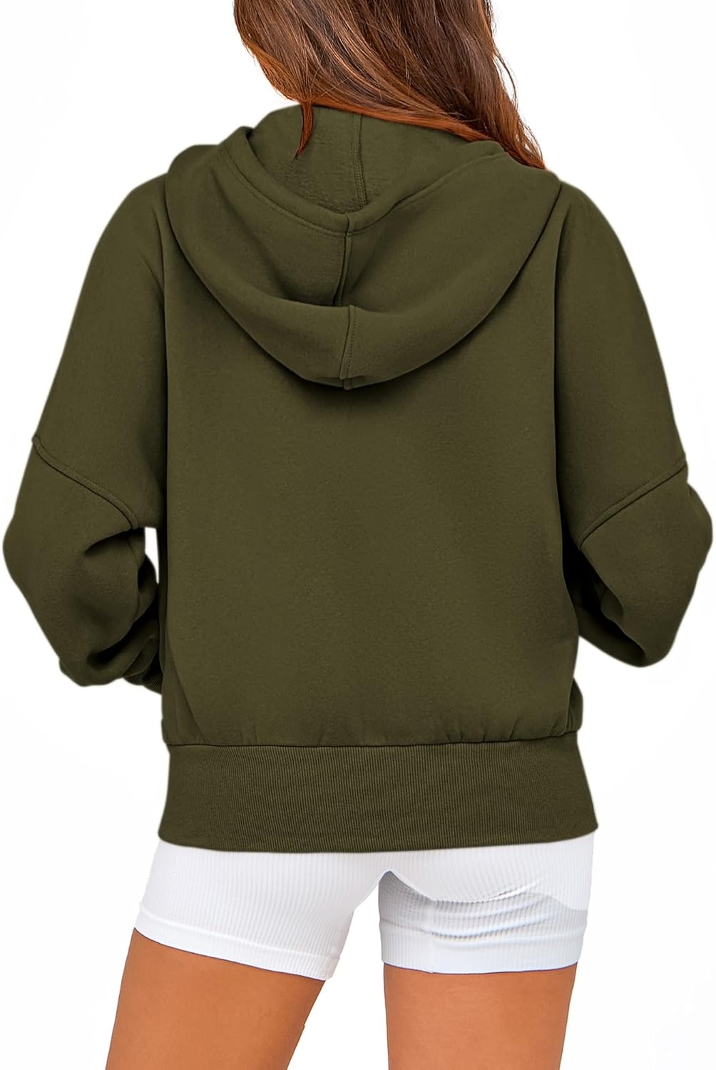 image:imageBTFBM Hoodies For Women Sweatshirt Fall Fashion Clothing 2026 Long Sleeve Fleece Jacket Winter Outfits Y2k Zip Up HoodieArmy Green