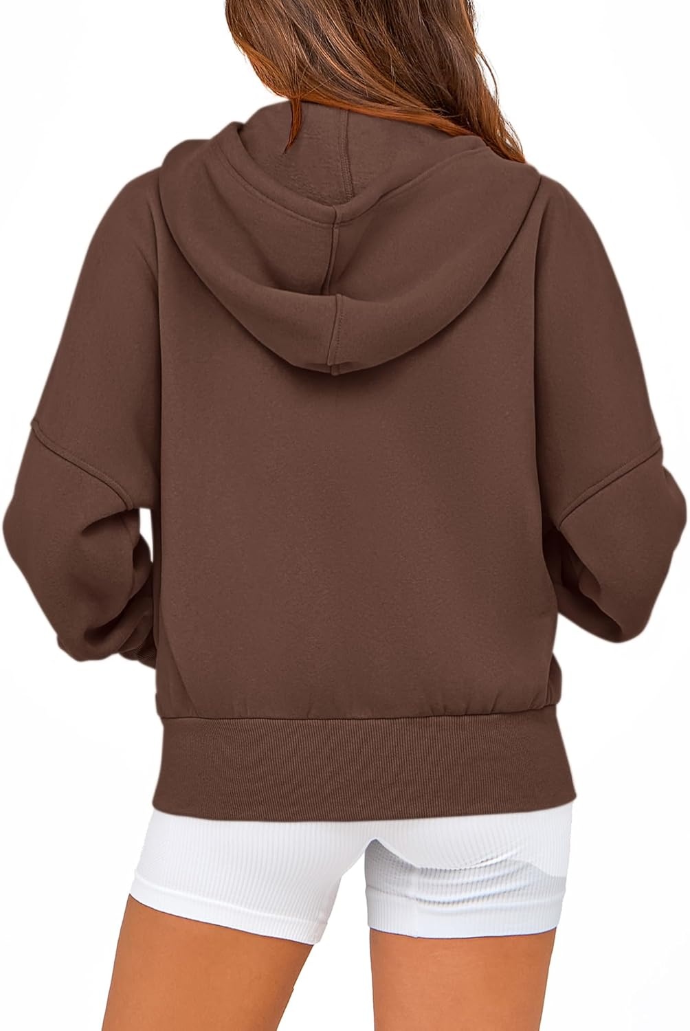 image:imageBTFBM Hoodies For Women Sweatshirt Fall Fashion Clothing 2026 Long Sleeve Fleece Jacket Winter Outfits Y2k Zip Up HoodieDark Coffee