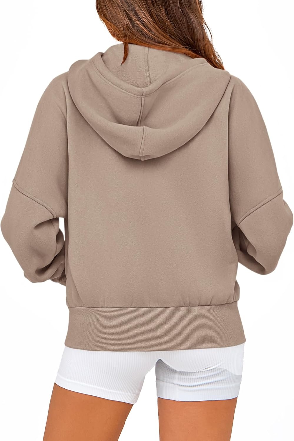 image:imageBTFBM Hoodies For Women Sweatshirt Fall Fashion Clothing 2026 Long Sleeve Fleece Jacket Winter Outfits Y2k Zip Up HoodieGrey Khaki