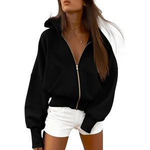 BTFBM Hoodies For Women Sweatshirt Fall Fashion Clothing 2026 Long Sleeve Fleece Jacket Winter Outfits Y2k Zip Up Hoodie(Black)