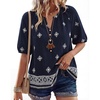 Floral Navy Apricot