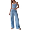 Striped Blue White