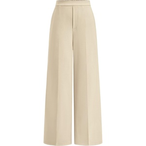 BTFBM Womens Dress Pants 2026 Fall Wide Leg High Waisted Palazzo Pants Business Casual Work Trousers Slacks Pockets(Beige)