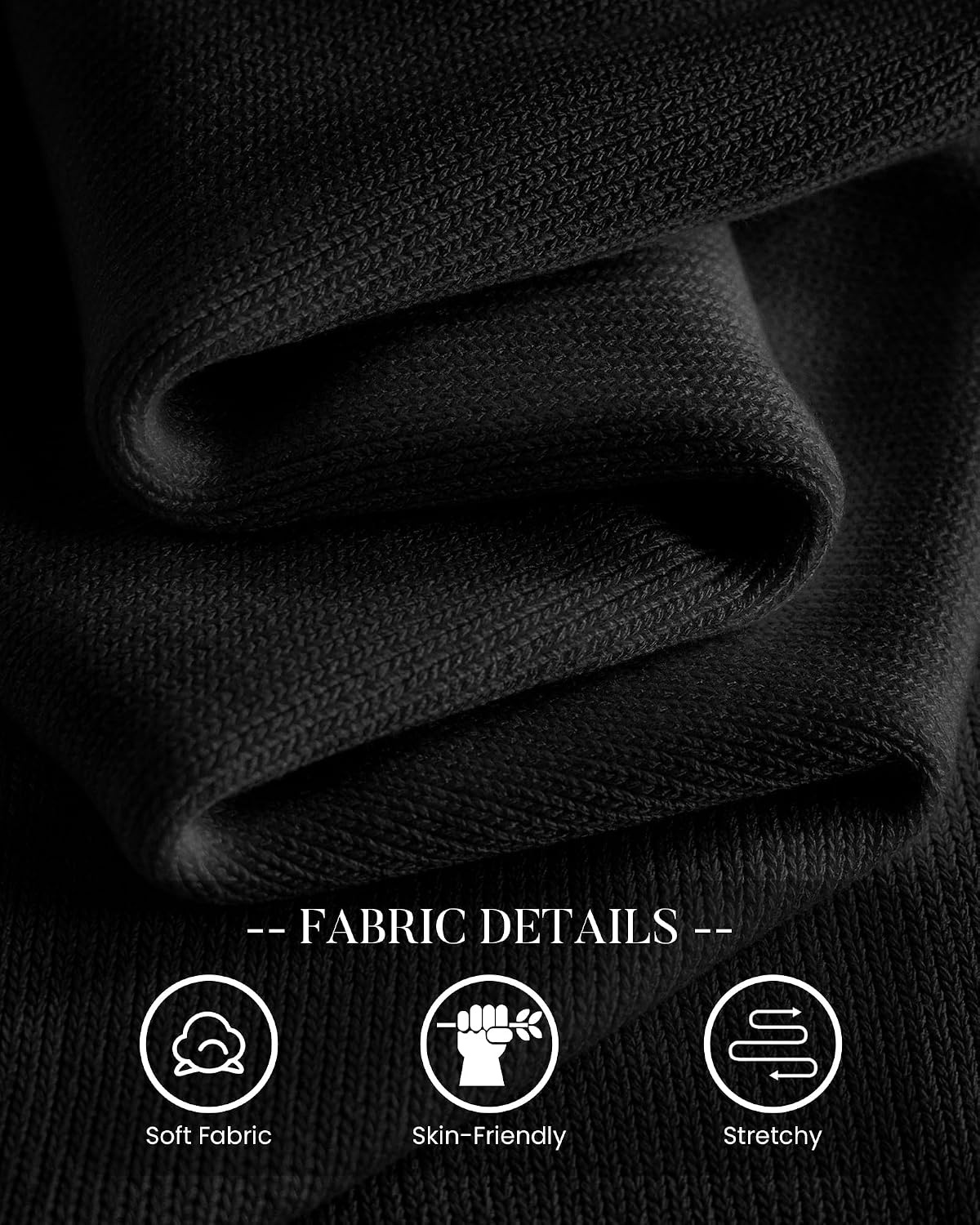 image:imageBTFBM Womens Long Sleeve Sweaters Crew Neck Basic Tops Business Casual TopLightweight Knit Pullover SweaterBasic Travel OutfitsLadies ShirtsFall Fashion Winter Layer ClothesBlack