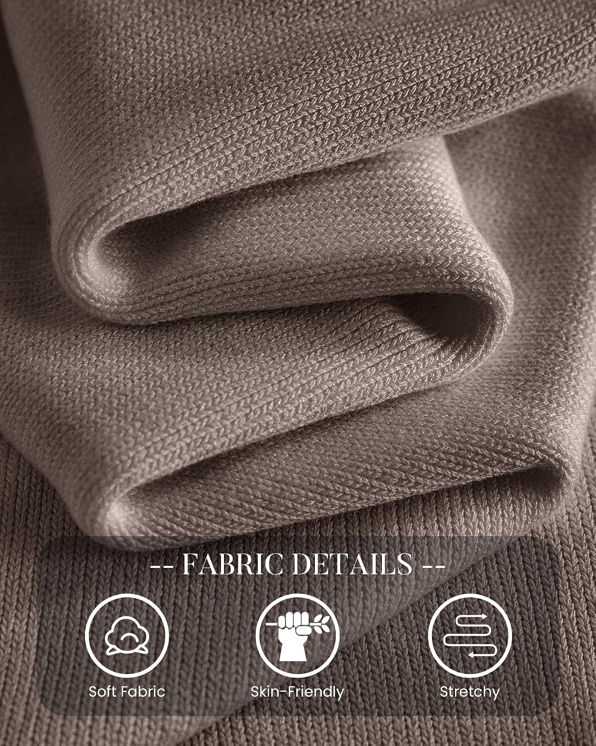 image:imageBTFBM Womens Long Sleeve Sweaters Crew Neck Basic Tops Business Casual TopLightweight Knit Pullover SweaterBasic Travel OutfitsLadies ShirtsFall Fashion Winter Layer ClothesApricot Khaki