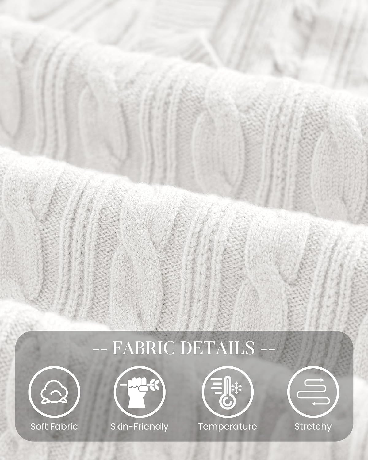image:imageBTFBM Womens Sweaters Cable Knit V Neck Long Sleeve Tops Lightweight Ribbed Fitted PulloverY2K Going Out TopBasic Tunic Daily Wear Fall 2026Dressy Work Business Casual OutfitsWhite