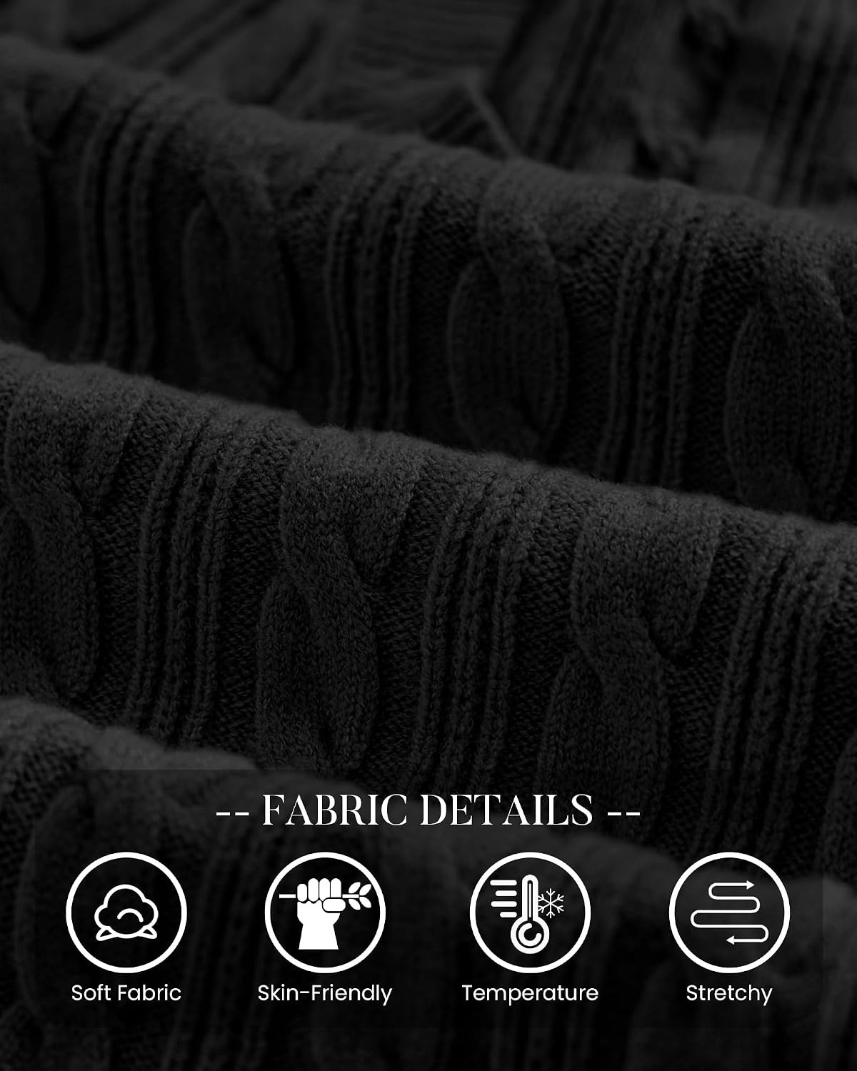 image:imageBTFBM Womens Sweaters Cable Knit V Neck Long Sleeve Tops Lightweight Ribbed Fitted PulloverY2K Going Out TopBasic Tunic Daily Wear Fall 2026Dressy Work Business Casual OutfitsBlack