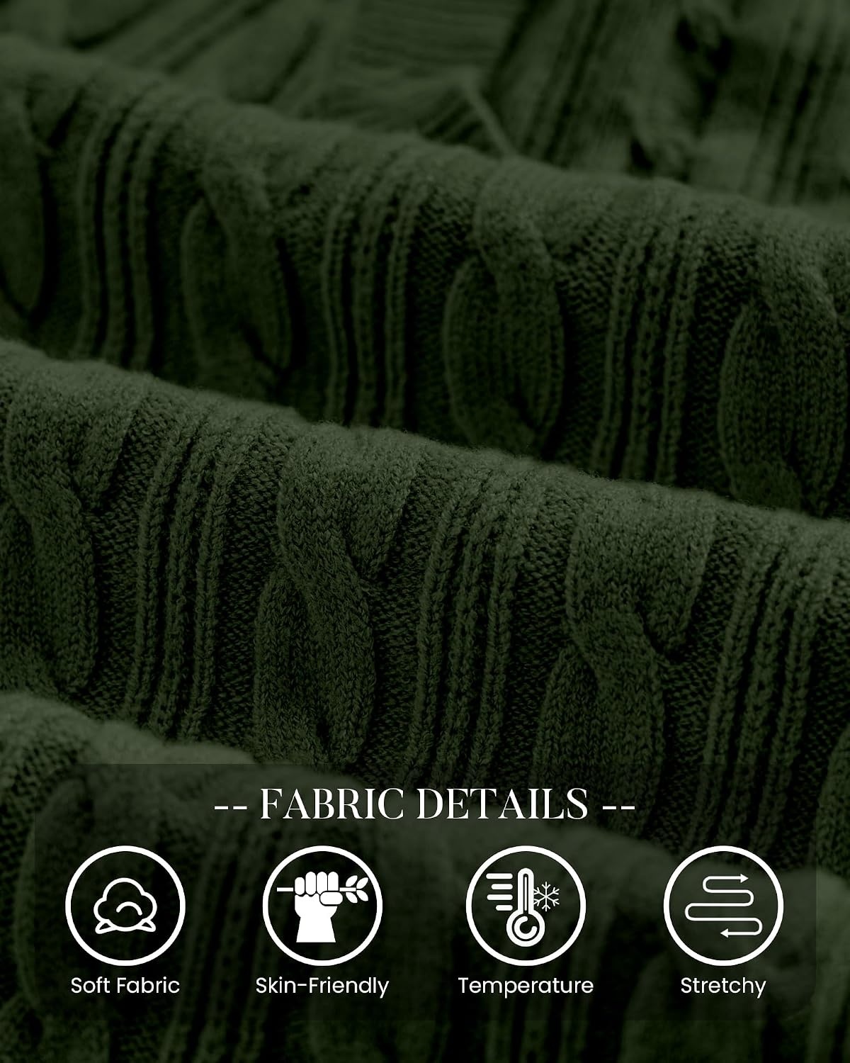 image:imageBTFBM Womens Sweaters Cable Knit V Neck Long Sleeve Tops Lightweight Ribbed Fitted PulloverY2K Going Out TopBasic Tunic Daily Wear Fall 2026Dressy Work Business Casual OutfitsArmy Green