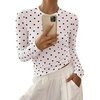 Polka Dot White Black