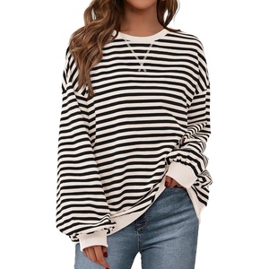 BTFBM Oversized Sweatshirt For Women 2026 Fall(Beige Black)