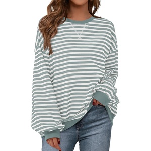 BTFBM Oversized Sweatshirt For Women 2026 Fall(Light Green White)