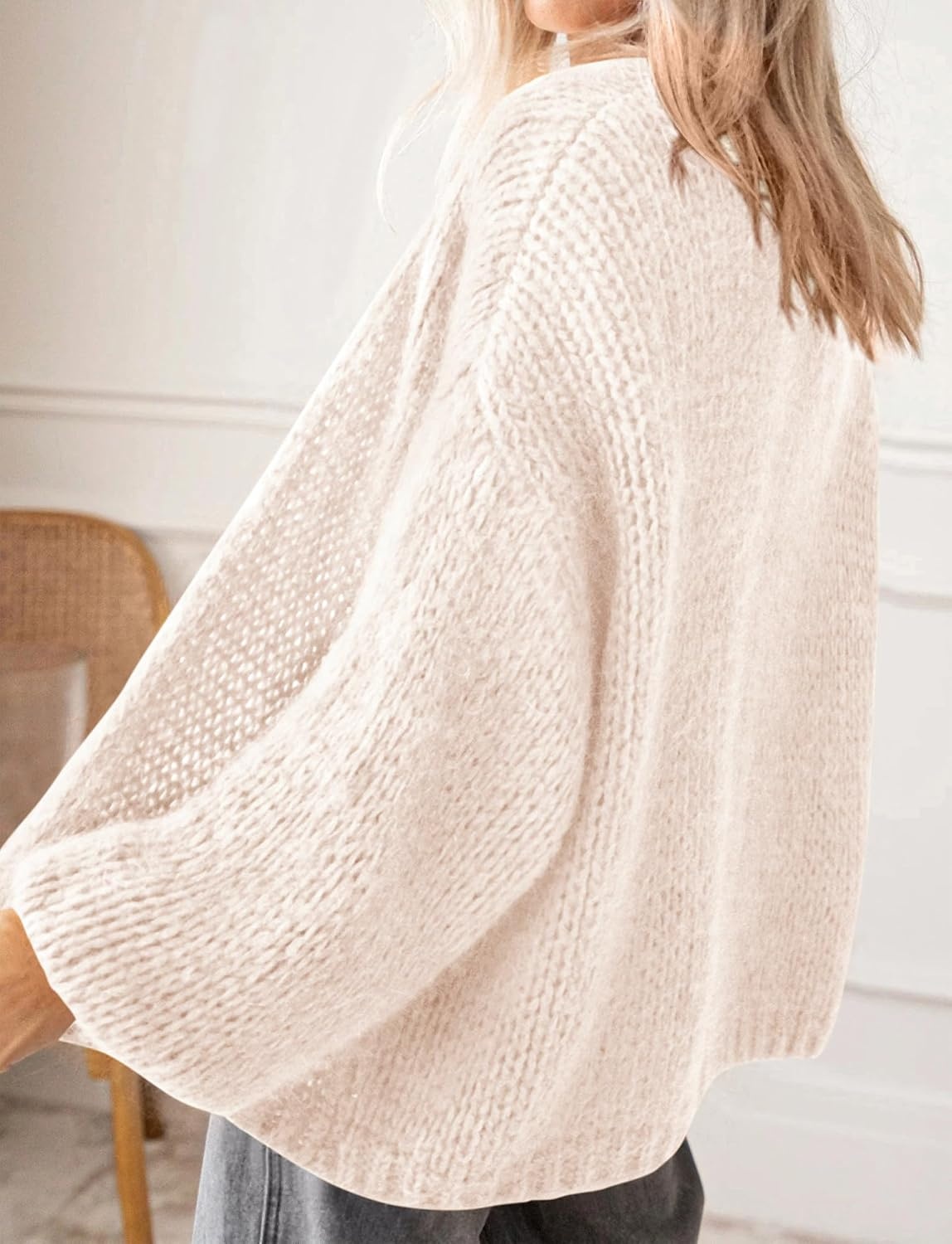 image:imageBTFBM Cardigan Sweaters for Women Lightweight Fall Fashion Clothes 2026Beige