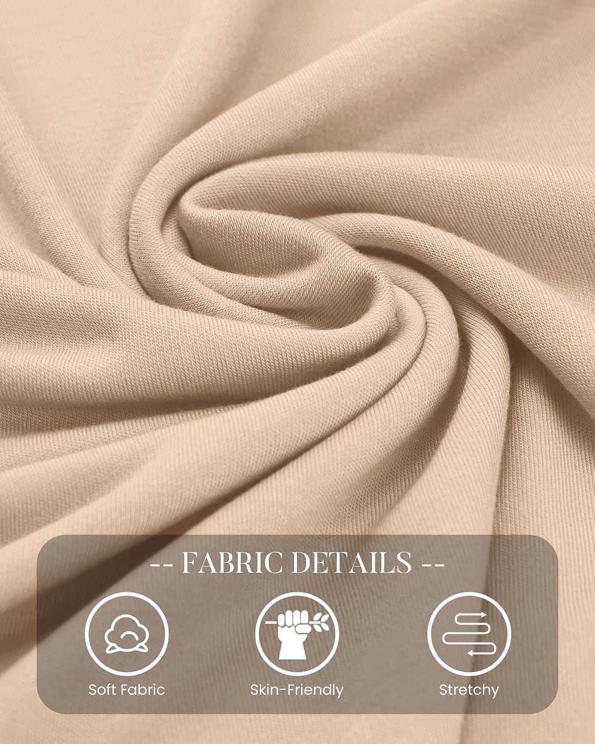 image:imageBTFBM Long Sleeve Dresses for Women Mock Neck A Line Flowy Mini DressApricot